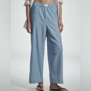 ANTHROPOLOGIE PINSTRIPE WREN BOXER PANT